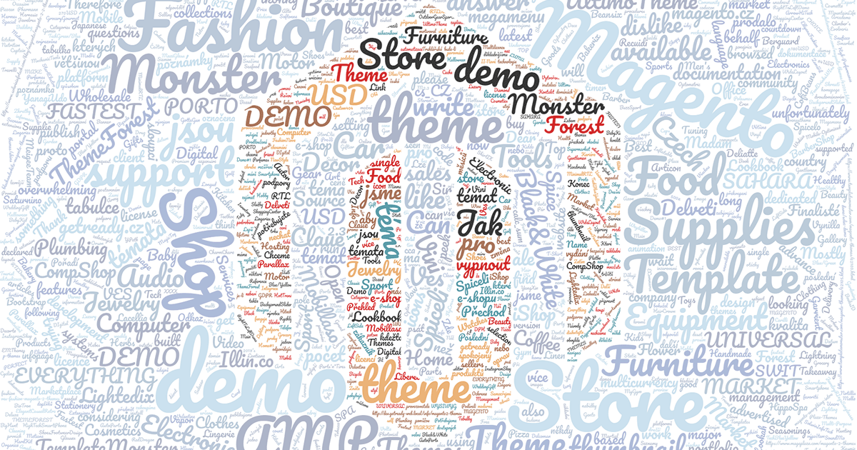 Magento 2 themes GetReady wordcloud