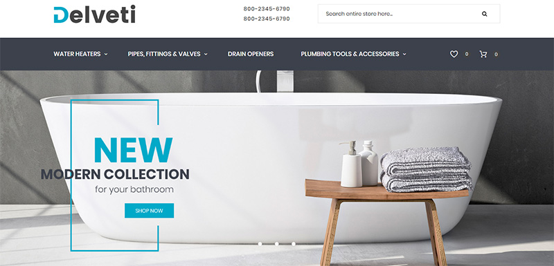 Delveti Magento theme