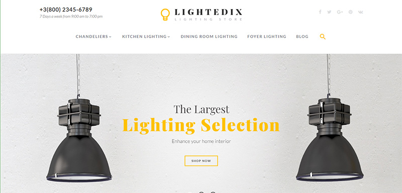 Lightedix Magento theme