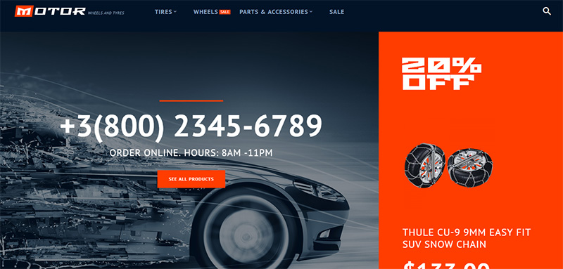 Motor Magento theme