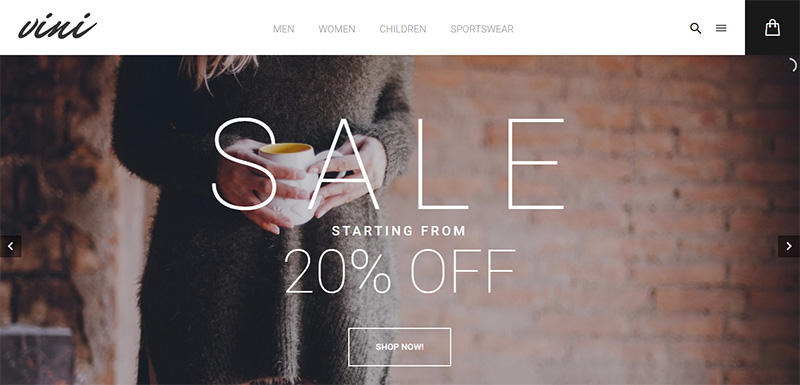 Vini Magento theme