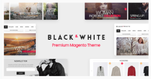 Black & White Magento theme