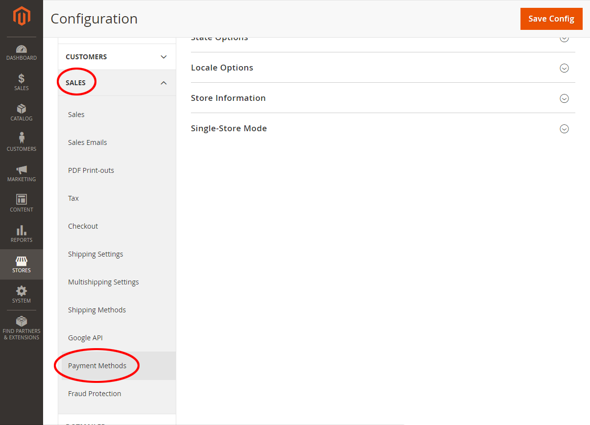 Magento2: SALES - Payment methods